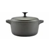 Oala de fonta cu capac, 5.2 L, Perfect Home