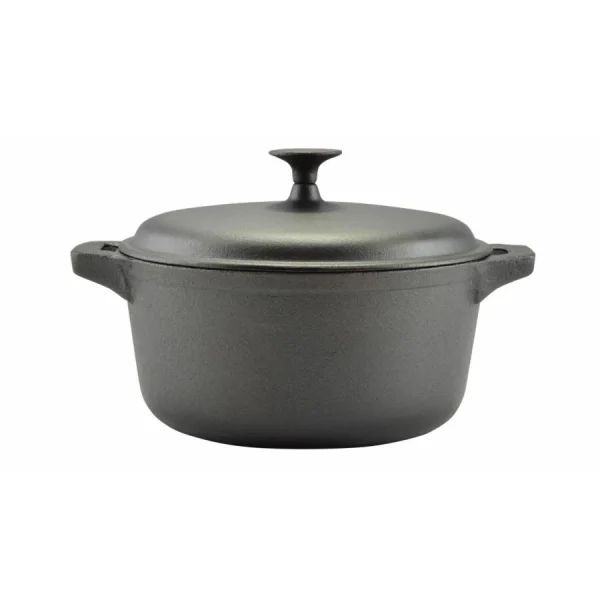 Oala de fonta cu capac, 5.2 L, Perfect Home