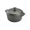 Oala de fonta cu capac, 5.2 L, Perfect Home