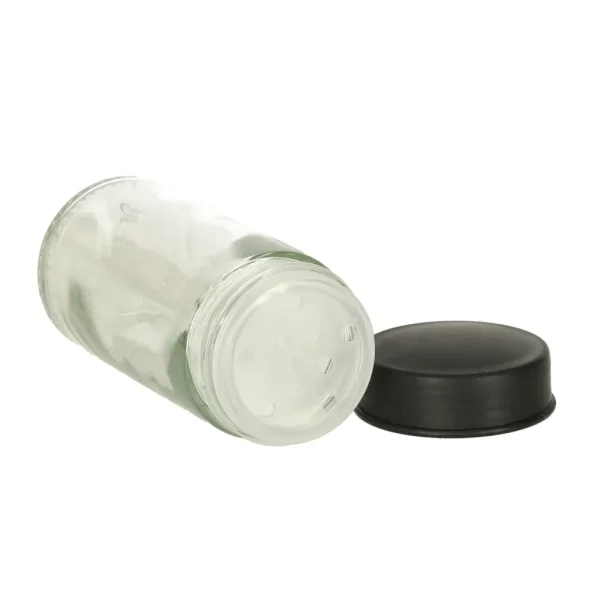 Organizator de condimente cu 18 containere cu suport rotativ pentru bucatarie, culoare neagra