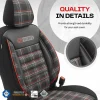 Set huse scaun auto PREMIUM, Universale, nefractionate, OTOM GTI SPORT 801