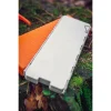 Panou, paravan, protectie impotriva vantului, pentru aragaz camping, pliabil, aluminiu, 10 elemente, 84x24 cm, NEO 