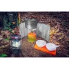 Panou, paravan, protectie impotriva vantului, pentru aragaz camping, pliabil, aluminiu, 10 elemente, 84x24 cm, NEO 