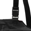 Pantaloni, cu pieptar, salopeta, pentru pescuit, cu bretele ajustabile, cizme, marimea 43, negru, Malatec