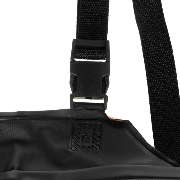 Pantaloni, cu pieptar, salopeta, pentru pescuit, cu bretele ajustabile, cizme, marimea 43, negru, Malatec