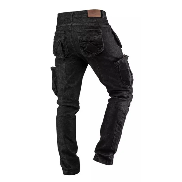 Pantaloni de lucru cu 5 buzunare, model DENIM, negru, marime XXL, NEO