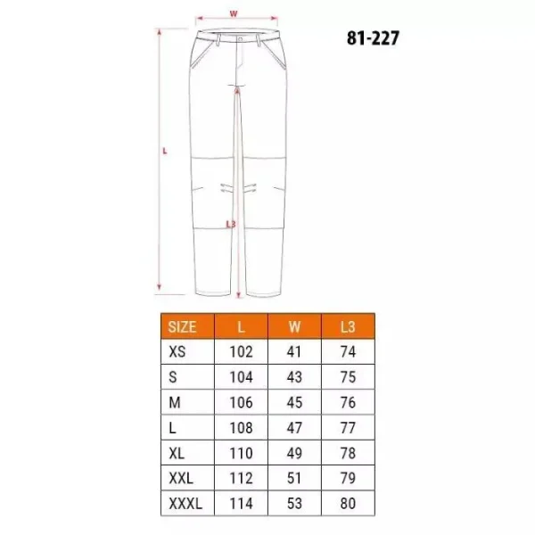 Pantaloni de lucru, model Premium, bumbac, marimea XXL/56, NEO