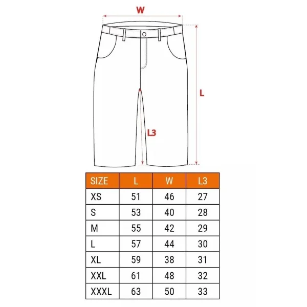 Pantaloni scurti de lucru slim fit, model HD, marimea XXL/56, NEO