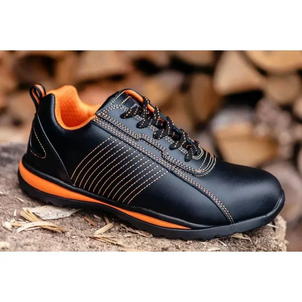 Pantofi de lucru, SB, SRA, piele, protectie metalica, marimea 42, NEO