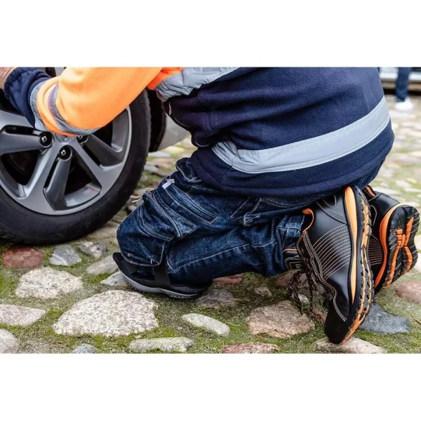 Pantofi de lucru, SB, SRA, piele, protectie metalica, marimea 41, NEO