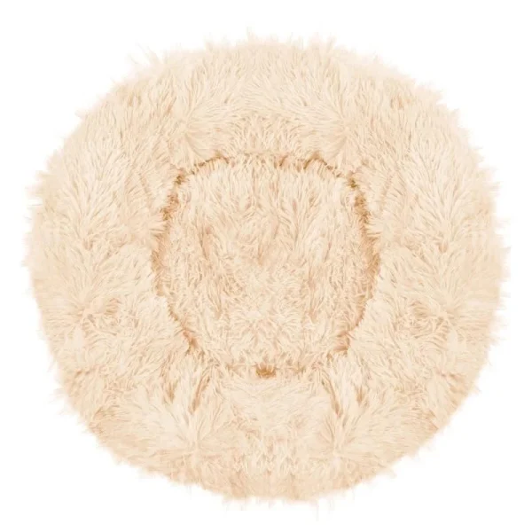 Culcus moale, pentru caine/pisica, crem, 60 cm