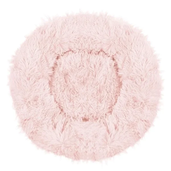 Culcus moale, pentru caine/pisica, roz murdar, 80 cm