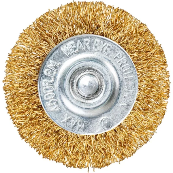 Perie sarma alama, circulara, cu tija, 50 mm, Richmann