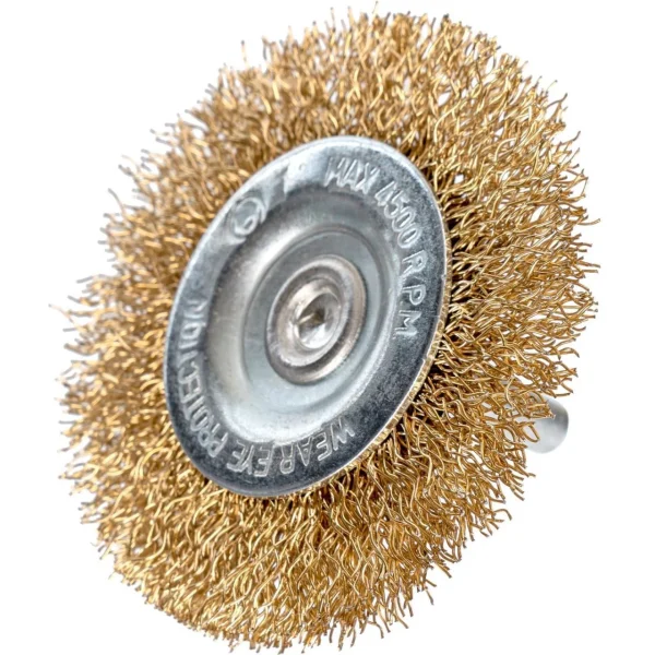 Perie sarma alama, circulara, cu tija, 63 mm, Richmann