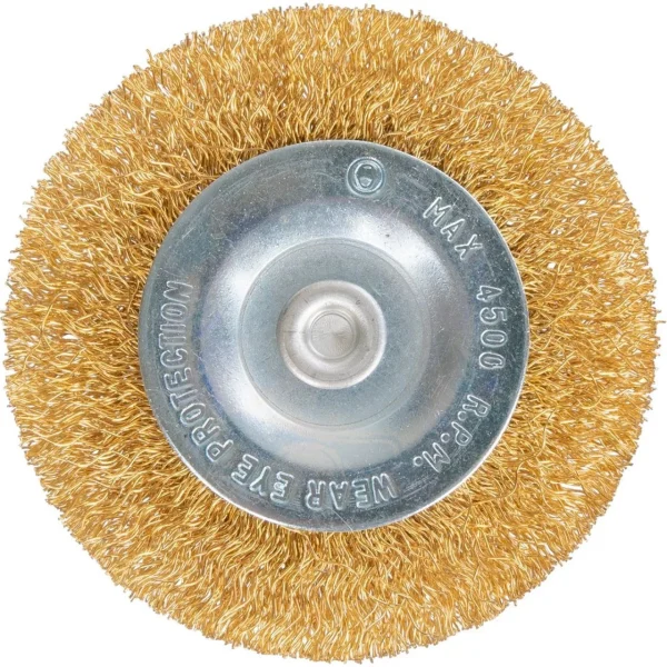 Perie sarma alama, circulara, cu tija, 75 mm, Richmann