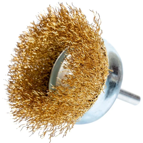 Perie sarma alama, tip cupa, cu tija, 63 mm, Richmann 