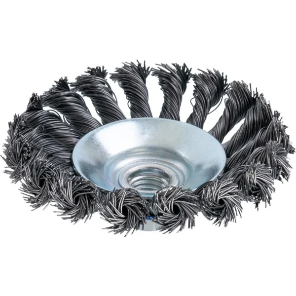 Perie sarma otel, tip cupa, cu toroane, M14, 100 mm, Richmann