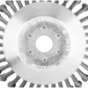 Perie sarma, tip cupa, cu toroane, pentru motocoasa/trimmer, otel, 200x25.4 mm, Graphite