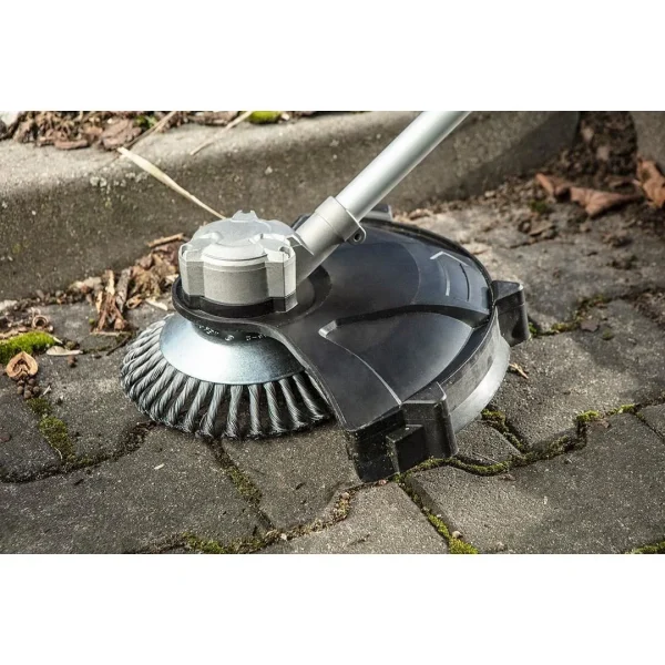 Perie sarma, tip cupa, cu toroane, pentru motocoasa/trimmer, otel, 200x25.4 mm, Graphite