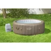 Piscina jacuzzi, gonflabila, rotunda, cu pompa si filtru, prelata acoperire, dozator, maro, 778 L, 4-6 persoane, 196x71 cm, Bestway Lay-Z Spa