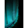 Piscina jacuzzi, gonflabila, rotunda, cu pompa si filtru, prelata acoperire, lumina LED, gri si alb, 930 L, 6 persoane, 204x70 cm, MSpa