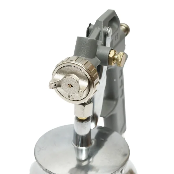 Pistol de vopsit cu aer comprimat, vas inferior, inox, 3 bar, 1 L, 1.5 mm, Breckner Germany