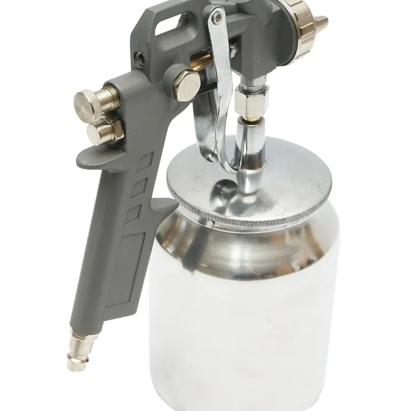 Pistol de vopsit cu aer comprimat, vas inferior, inox, 3 bar, 1 L, 1.5 mm, Breckner Germany