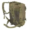 Ghiozdan/rucsac tactic, Trizand, 5 compartimente, poliester 600D, verde, 35 L, 37x29x55 cm