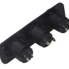 Priza suplimentara impermeabila pentru vehicule Off Road, ATV, SSV, tensiune 12V, 2 x USB si Voltmetru