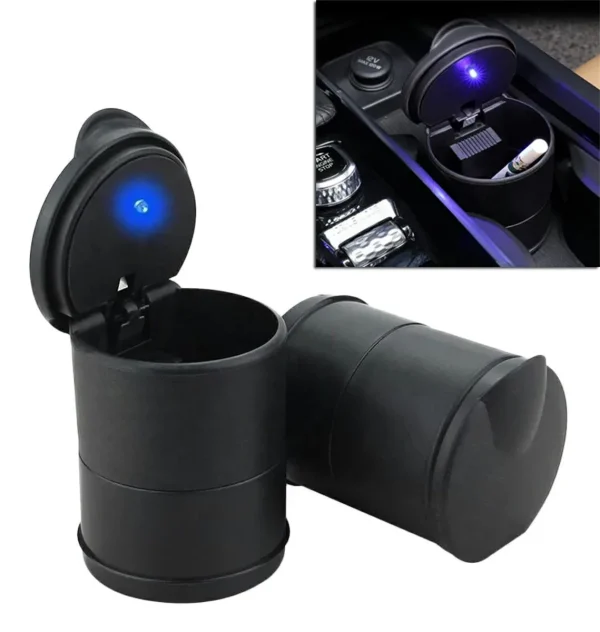 Scrumiera auto suplimentara cu iluminare LED PLS38