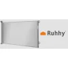 Poarta, plasa, de siguranta, protectie copii, retractabila, gri, 13x160x85 cm, Ruhhy