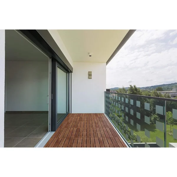 Podea de gradina din lemn, maro, 30x30 cm