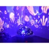 Lampa de noptiera cu proiector, Verk Group, pentru copii, cupola rotativa, 2 moduri, diferite culori, 4xAAA, incarcare USB, 12x10 cm