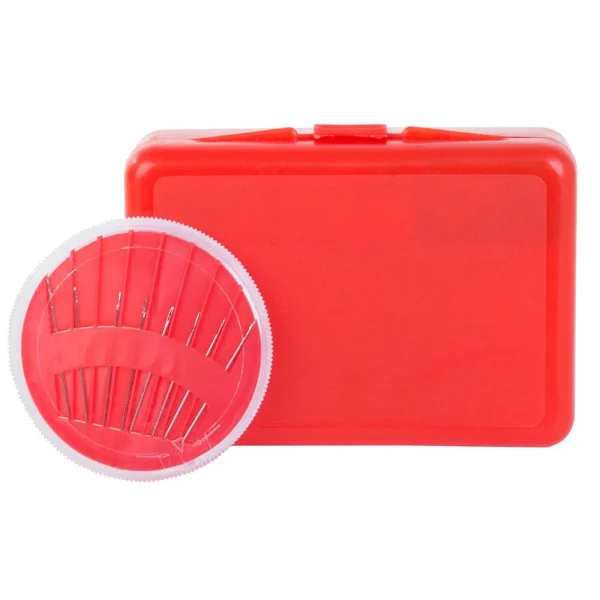 Trusa de croitorie, Verk Group, ace cusut, papiote diverse culori, foarfeca si accesorii, 91 piese
