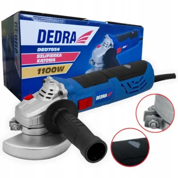 Polizor unghiular, flex, 1100 W, 125 mm, Dedra