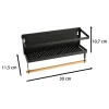Raft magnetic de frigider 2in1, pentru condimente si prosop de bucatarie
