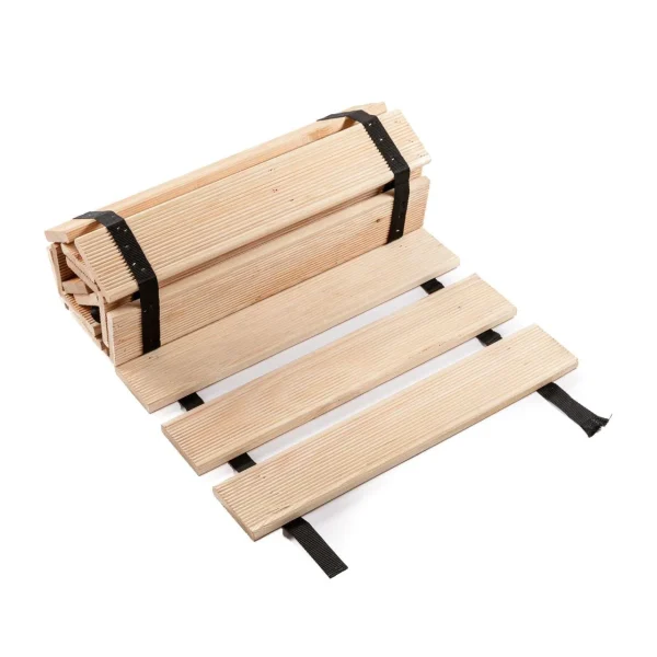 Poteca de gradina din lemn, natur, 30x600 cm