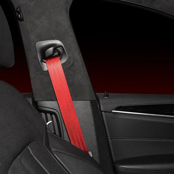 Banda centura de siguranta TUNING, culoare rosie, pret/metru liniar