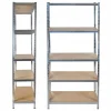 Raft depozitare, metalic, 5 polite, 175 kg, 90x40x180 cm, Malatec