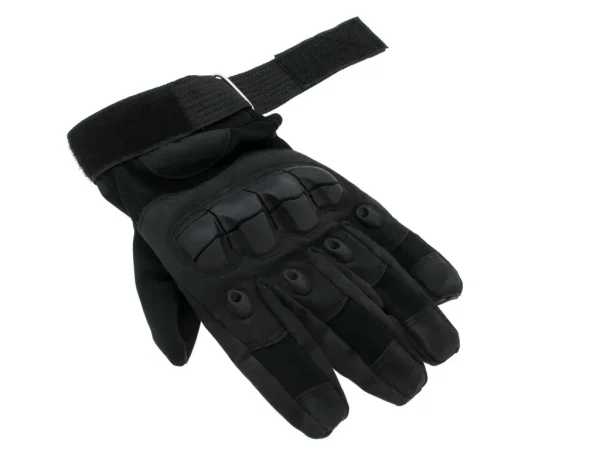 Manusi Tactice cu elemente de protectie, marime L, cu destinatie Moto, ATV, SSV, QUAD, culoare Neagra