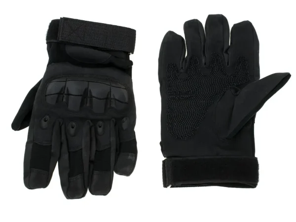 Manusi Tactice cu elemente de protectie, marime XL, cu destinatie Moto, ATV, SSV, QUAD, culoare Neagra