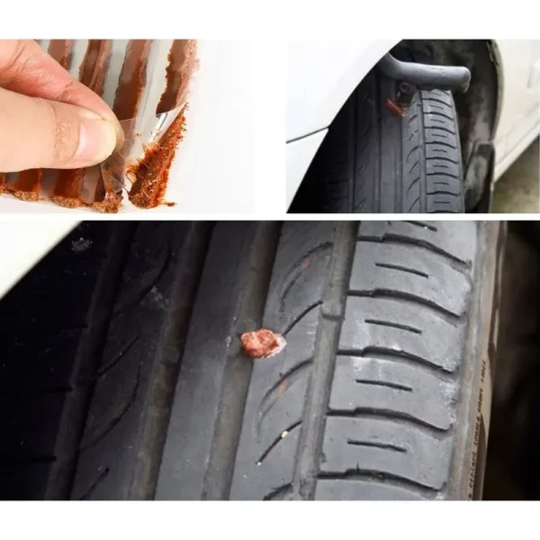 Kit de reparare pana anvelope, 8 piese