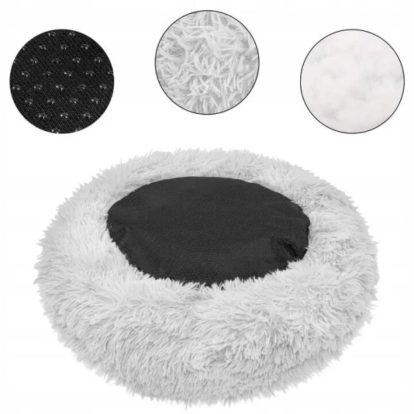 Culcus moale pentru caine/pisica, Springos, gri, 110 cm