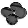 Set 4 capace centrale pentru jante aliaj, diametru 65 mm, culoare negru