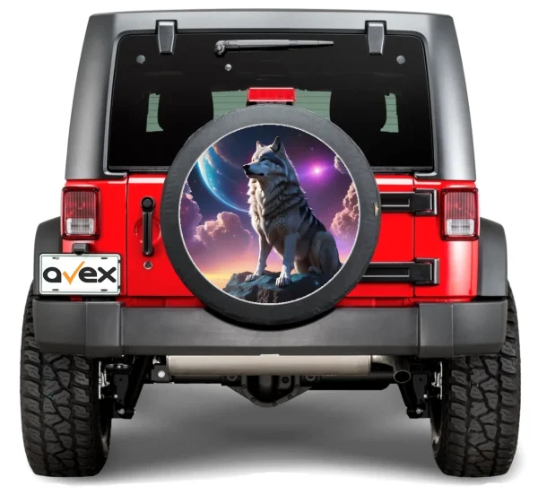 Sticker Auto "Roata de Rezerva" rezistenta la intemperii si raze UV, diametru 55 cm, Cod: AVX-RR02