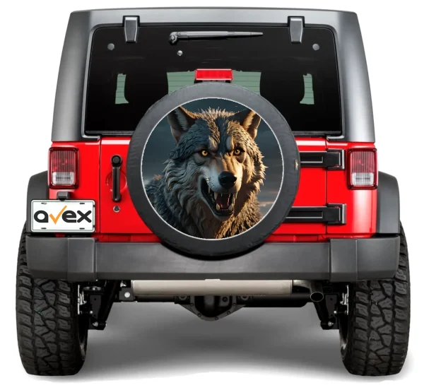 Sticker Auto "Roata de Rezerva" rezistenta la intemperii si raze UV, diametru 55 cm, Cod: AVX-RR03