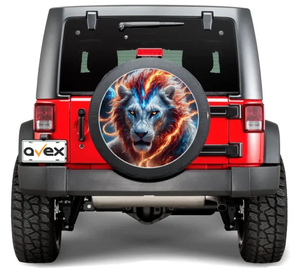 Sticker Auto "Roata de Rezerva" rezistenta la intemperii si raze UV, diametru 55 cm, Cod: AVX-RR05