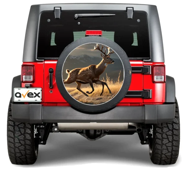 Sticker Auto "Roata de Rezerva" rezistenta la intemperii si raze UV, diametru 55 cm, Cod: AVX-RR06