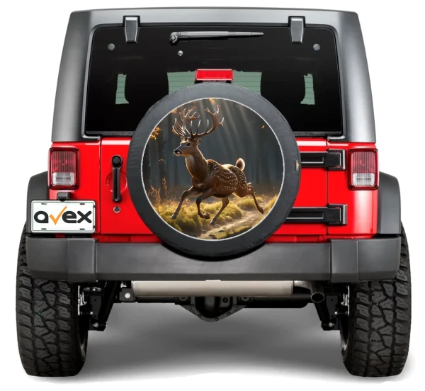 Sticker Auto "Roata de Rezerva" rezistenta la intemperii si raze UV, diametru 55 cm, Cod: AVX-RR07