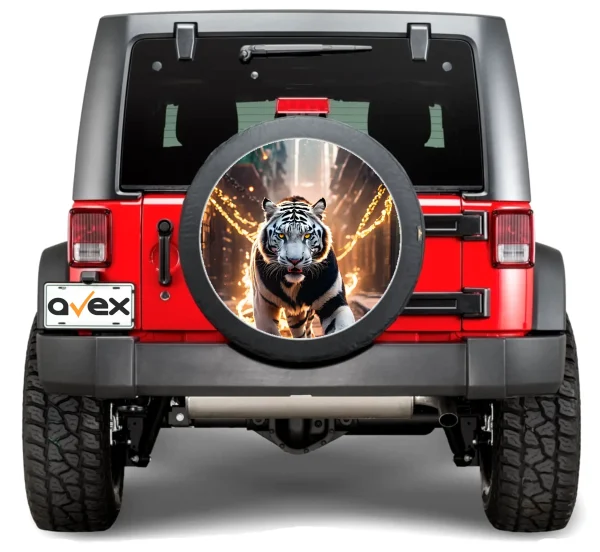 Sticker Auto "Roata de Rezerva" rezistenta la intemperii si raze UV, diametru 55 cm, Cod: AVX-RR16